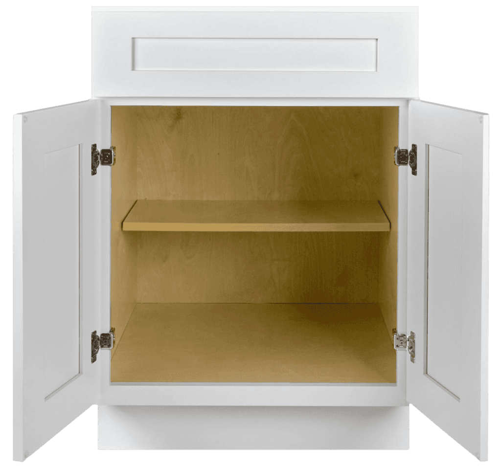 12" Tall Double Glass Door Wall